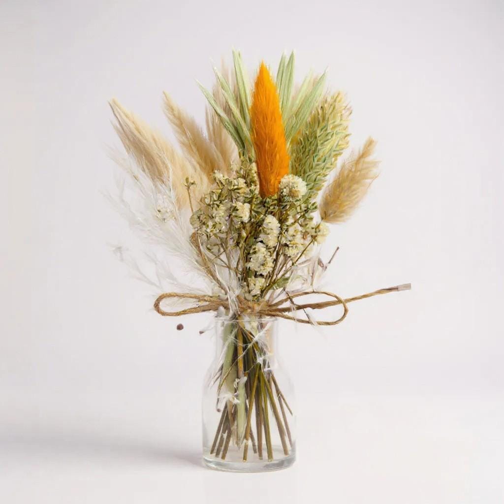 Small Dried Flower Wedding Favour – Rustic Table Decor, Wedding Favour, Wedding Table Decor