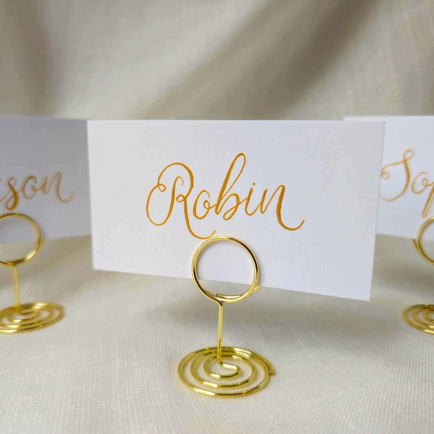 Place Card and Holder