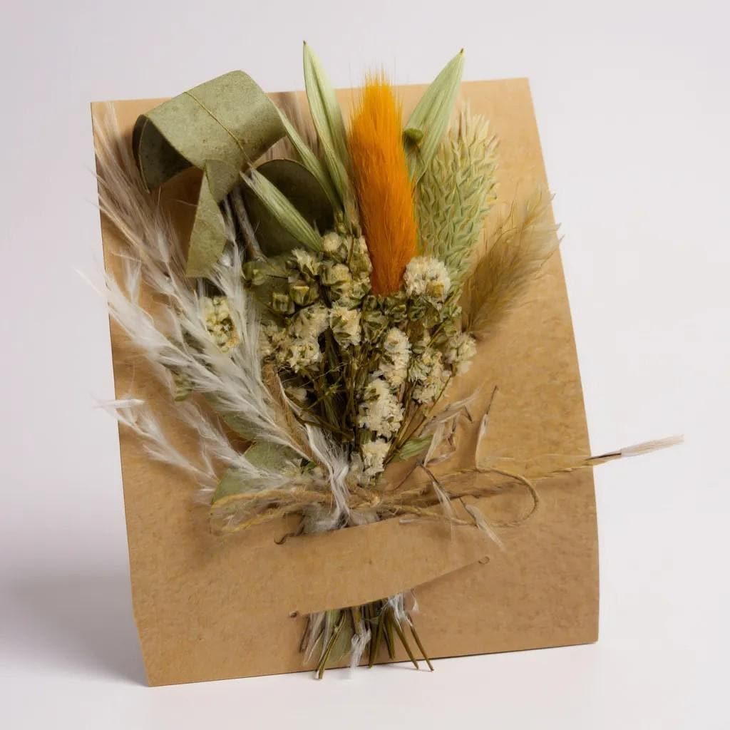 Small Dried Flower Wedding Favour – Rustic Table Decor, Wedding Favour, Wedding Table Decor